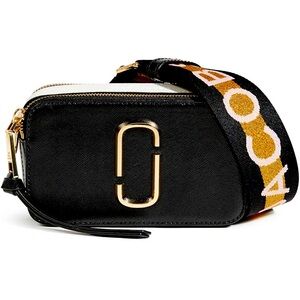 Marc Jacobs snapshot crossbody bag in color black multi